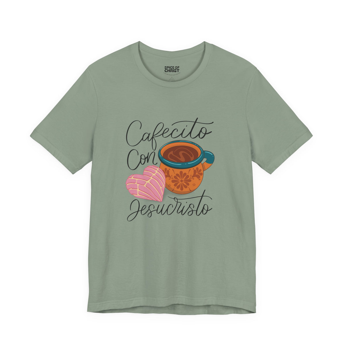 "Cafecito con Jesucristo" - T shirt
