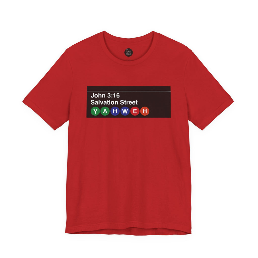 John 3:16 'Salvation Street' NYC Subway - T-shirt (7 colors)