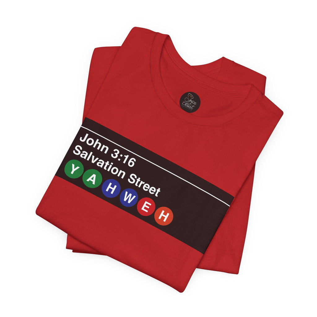 John 3:16 'Salvation Street' NYC Subway - T-shirt (7 colors)