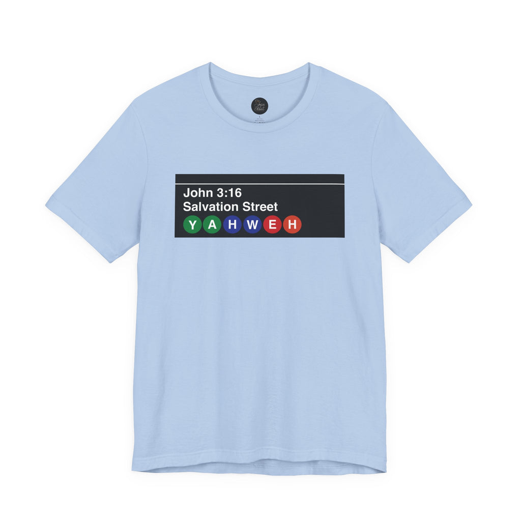 John 3:16 'Salvation Street' NYC Subway - T-shirt (7 colors)