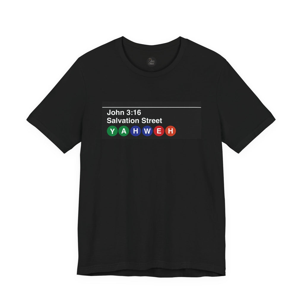 John 3:16 'Salvation Street' NYC Subway - T-shirt (7 colors)