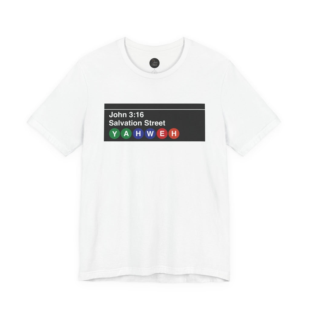 John 3:16 'Salvation Street' NYC Subway - T-shirt (7 colors)